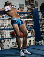 PUMP パンプ ローライズボクサーパンツ TRUE BLUE MICRO MESH TOUCH DOWN TRUNK PUMP! Underwear メンズ 男性下着