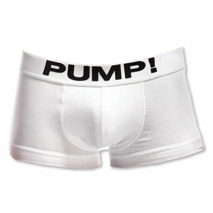 PUMP パンプ ローライズボクサーパンツ WHITE CLASSIC NO-SHOW TRUNK PUMP! Underwear メンズ 男性下着