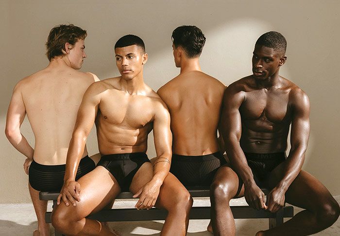 PUMP パンプ ローライズボクサーパンツ WHISPER BOXER （BLACK）シアストライプ PUMP! Underwear メンズ 男性下着