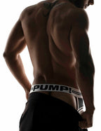 PUMP パンプ Oバック バックレスボクサーパンツ ROUND2 BACKLESS TRUNK（BLACK）リブコットン PUMP! Underwear メンズ 男性下着