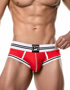 PUMP パンプ Oバック バックレスボクサーパンツ ROUND2 BACKLESS TRUNK（RED）リブコットン PUMP! Underwear メンズ 男性下着