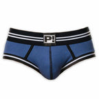 PUMP パンプ Oバック バックレスボクサーパンツ ROUND2 BACKLESS TRUNK（BLUE）リブコットン PUMP! Underwear メンズ 男性下着