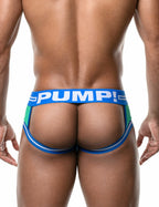 PUMP パンプ Oバック バックレスボクサーパンツ ROUND2 BACKLESS TRUNK（GREEN）リブコットン PUMP! Underwear メンズ 男性下着