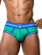 PUMP パンプ Oバック バックレスボクサーパンツ ROUND2 BACKLESS TRUNK（GREEN）リブコットン PUMP! Underwear メンズ 男性下着