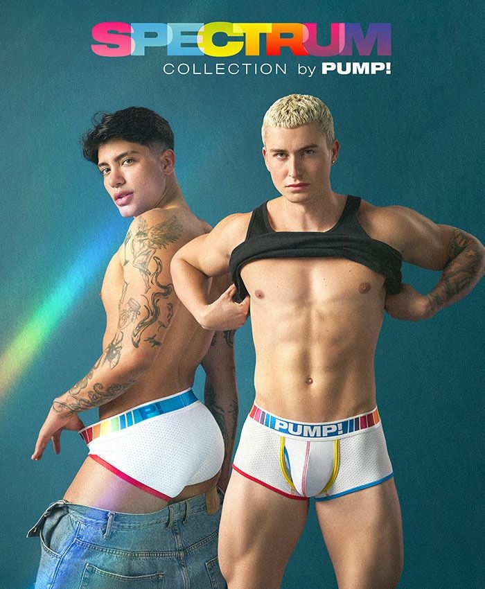 PUMP パンプ ローライズボクサーパンツ SPECTRUM BOXER PUMP! Underwear メンズ 男性下着