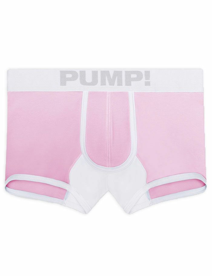 PUMP パンプ ローライズボクサーパンツ MILKSHAKE BOXER （BubbleGum）コットンストレッチ PUMP! Underwear メンズ 男性下着 FRONT FLAT