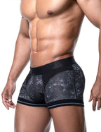PUMP パンプ ローライズボクサーパンツ BLACK WASHED BOXER コットンストレッチ PUMP! Underwear メンズ 男性下着