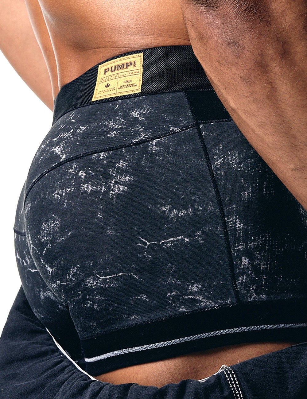 PUMP パンプ ローライズボクサーパンツ BLACK WASHED BOXER コットンストレッチ PUMP! Underwear メンズ 男性下着