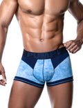PUMP パンプ ローライズボクサーパンツ BUBBLE BLUE BOXER コットンストレッチ PUMP! Underwear メンズ 男性下着
