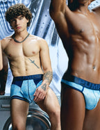 PUMP パンプ ローライズボクサーパンツ BUBBLE BLUE BOXER コットンストレッチ PUMP! Underwear メンズ 男性下着