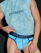 PUMP パンプ Tバック BUBBLE BLUE THONG ティーバック サポーター PUMP! Underwear メンズ 男性下着