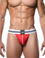 PUMP パンプ Tバック ROUND2 THONG（RED）リブコットン PUMP! UnderwearメンズTバック メンズパンツ 男性下着