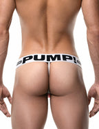 PUMP パンプ Tバック ROUND2 THONG（RED）リブコットン PUMP! UnderwearメンズTバック メンズパンツ 男性下着
