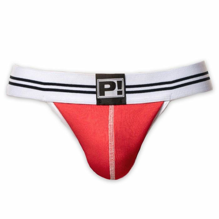 PUMP パンプ Tバック ROUND2 THONG（RED）リブコットン PUMP! UnderwearメンズTバック メンズパンツ 男性下着