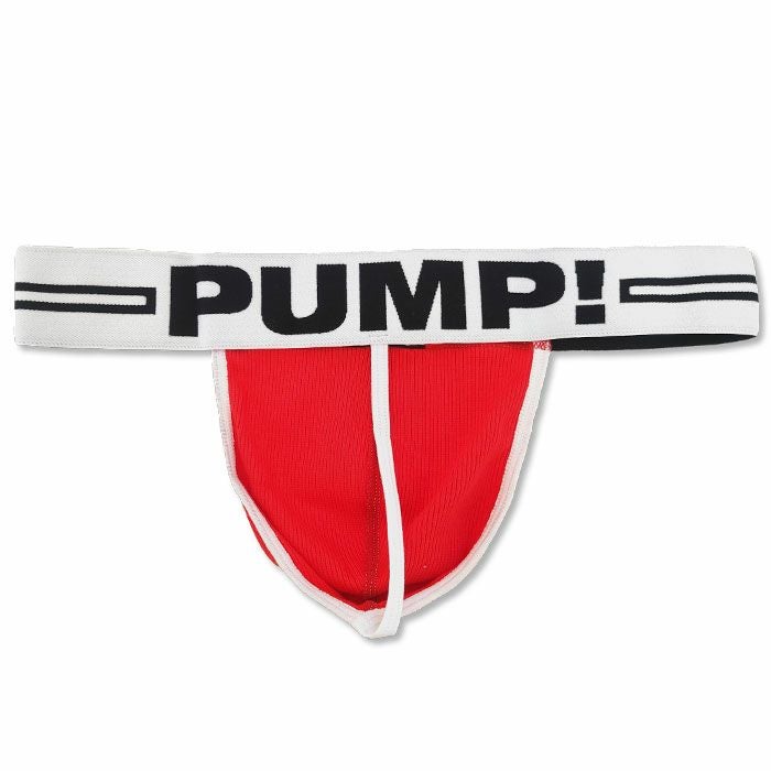 PUMP パンプ Tバック ROUND2 THONG（RED）リブコットン PUMP! UnderwearメンズTバック メンズパンツ 男性下着
