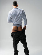 PUMP パンプ Tバック （GRAY） BRIEF STYLE MESH CUP THONG PUMP! UnderwearメンズTバック メンズパンツ 男性下着