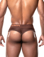 PUMP パンプ Tバック （ESPRESSO） CLASSIC BRIEF STYLE MESH CUP THONG PUMP! UnderwearメンズTバック メンズパンツ 男性下着
