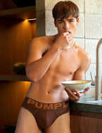 PUMP パンプ Tバック （ESPRESSO） CLASSIC BRIEF STYLE MESH CUP THONG PUMP! UnderwearメンズTバック メンズパンツ 男性下着