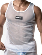 PUMP パンプ タンクトップ MESH TANK TOP （White-Mesh） PUMP! Underwear メンズ 男性下着