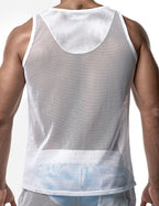 PUMP パンプ タンクトップ MESH TANK TOP （White-Mesh） PUMP! Underwear メンズ 男性下着