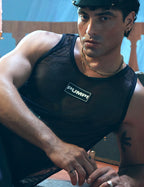 PUMP パンプ タンクトップ MESH TANK TOP （Black-Mesh） PUMP! Underwear メンズ 男性下着