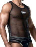 PUMP パンプ タンクトップ MESH TANK TOP （Black-Mesh） PUMP! Underwear メンズ 男性下着