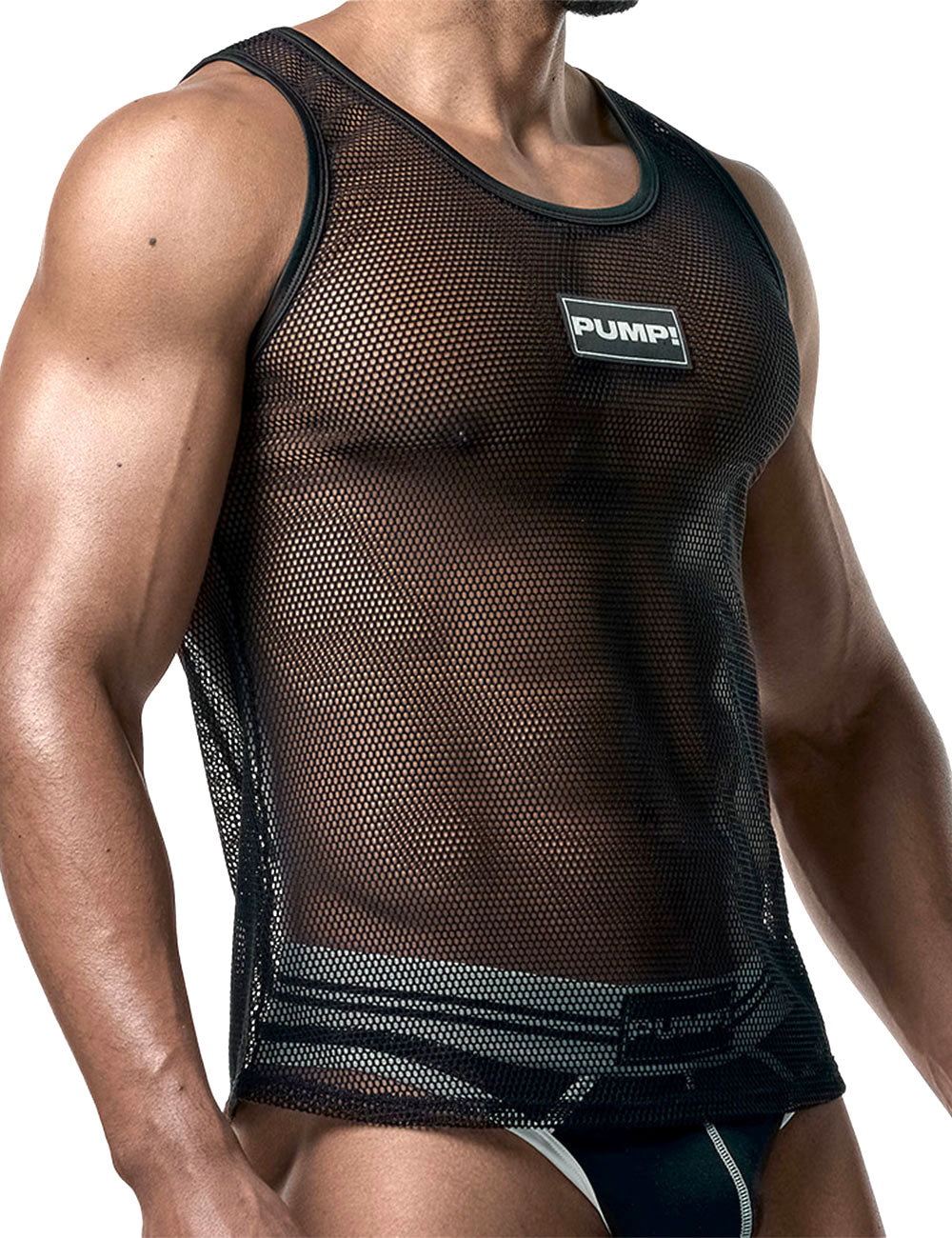 PUMP パンプ タンクトップ MESH TANK TOP （Black-Mesh） PUMP! Underwear メンズ 男性下着