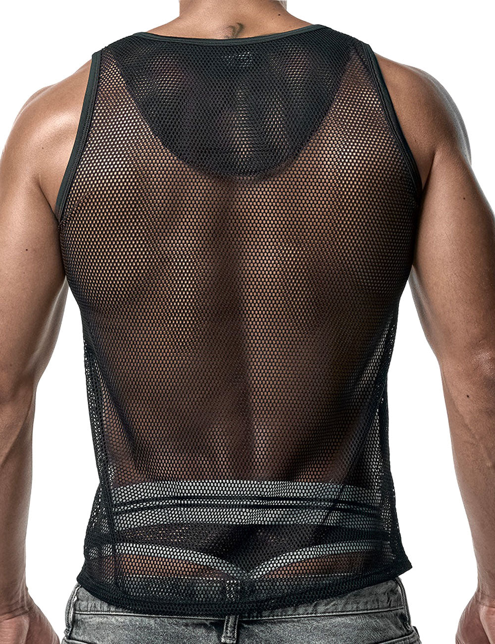 PUMP パンプ タンクトップ MESH TANK TOP （Black-Mesh） PUMP! Underwear メンズ 男性下着