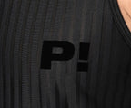 PUMP パンプ タンクトップ WHISPER TANK TOP（BLACK）シアストライプ PUMP! Underwear メンズ 男性下着
