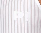 PUMP パンプ タンクトップ WHISPER TANK TOP（WHITE）シアストライプ PUMP! Underwear メンズ 男性下着