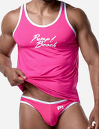 PUMP パンプ タンクトップ Vice Pink TANK TOP ビーチタンク PUMP! Underwear メンズ 男性下着