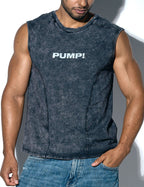 PUMP パンプ タンクトップ BLACK WASHED TANK TOP PUMP! Underwear メンズ 男性下着