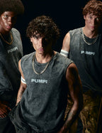 PUMP パンプ タンクトップ BLACK WASHED TANK TOP PUMP! Underwear メンズ 男性下着