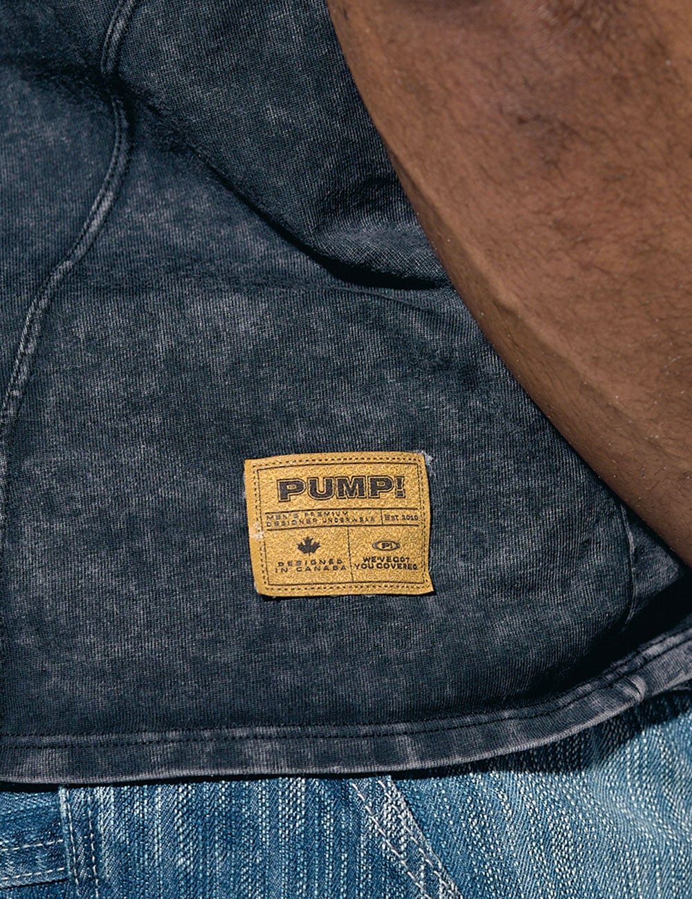 PUMP パンプ タンクトップ BLACK WASHED TANK TOP PUMP! Underwear メンズ 男性下着