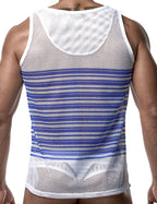 PUMP パンプ タンクトップ MESH TANK TOP （Marine-Mesh） PUMP! Underwear メンズ 男性下着