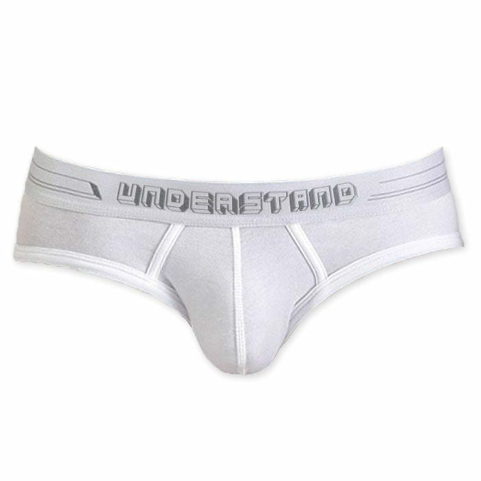 UNDERSTAND アンダースタンド ［アンダー・スタンダード］ ローライズブリーフ （白：White） メンズ 男性下着 パンツ 無地 ベーシック