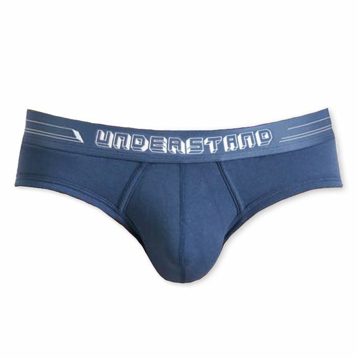 UNDERSTAND アンダースタンド ［アンダー・スタンダード］ ローライズブリーフ （ブルー：Blue） メンズ 男性下着 パンツ 無地 ベーシック