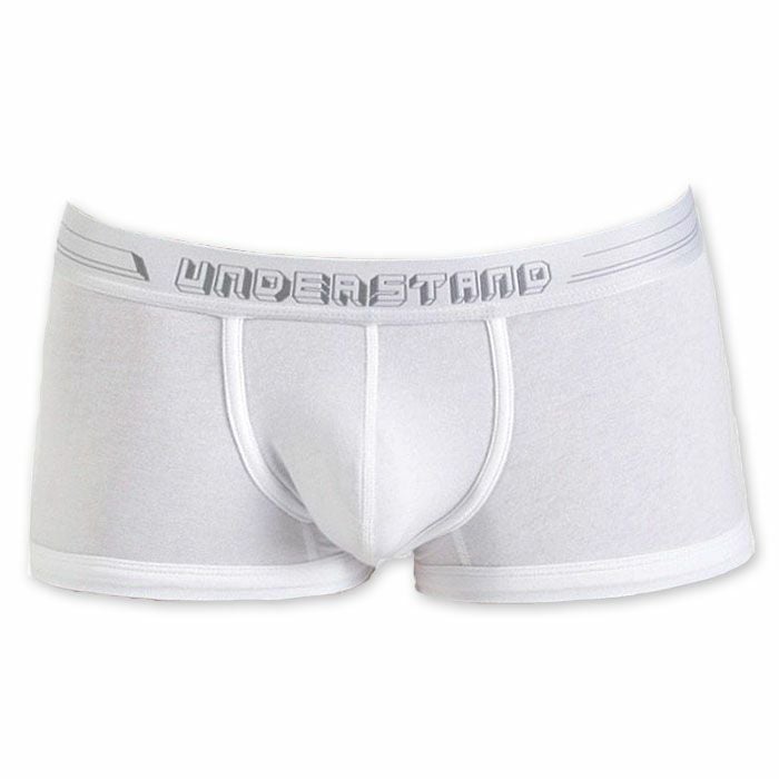 UNDERSTAND アンダースタンド ［アンダー・スタンダード］ ローライズボクサーパンツ （白：White） メンズ 男性下着 パンツ 無地 ベーシック