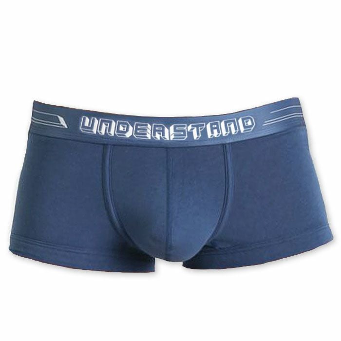 UNDERSTAND アンダースタンド ［アンダー・スタンダード］ ローライズボクサーパンツ （ブルー：Blue） メンズ 男性下着 パンツ 無地 ベーシック