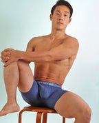 UNDERSTAND アンダースタンド ［アンダー・スタンダード］ モモフィッター ボクサーブリーフ （ブルー：Blue） モダール生地 メンズ 男性下着 パンツ 無地 ベーシック