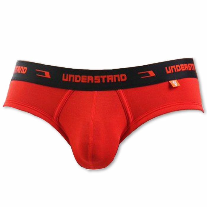 UNDERSTAND アンダースタンド U-PRO ローライズブリーフ （インジケーター レッド：indicator red） モダール生地 メンズ 男性下着