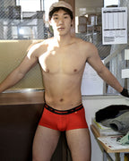 UNDERSTAND アンダースタンド U-PRO ローライズボクサーパンツ （インジケーター レッド：indicator red） モダール生地 メンズ 男性下着