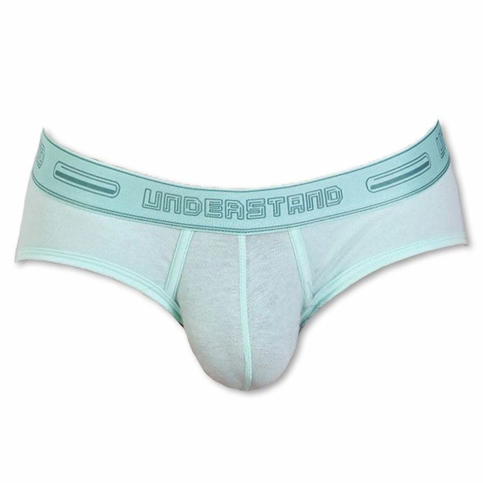 UNDERSTAND アンダースタンド STAMPED ローライズブリーフ （ミントメロン：Mintmelon） メンズ 男性下着