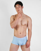 UNDERSTAND アンダースタンド STAMPED ローライズボクサーパンツ （ネモフィラスカイ：Nemophila sky） メンズ 男性下着