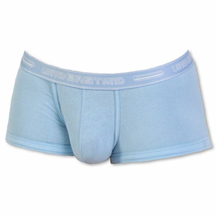 UNDERSTAND アンダースタンド STAMPED ローライズボクサーパンツ （ネモフィラスカイ：Nemophila sky） メンズ 男性下着