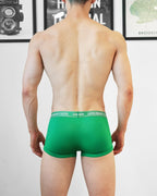 UNDERSTAND アンダースタンド STAMPED ローライズボクサーパンツ （モンステラ：Monstera） メンズ 男性下着