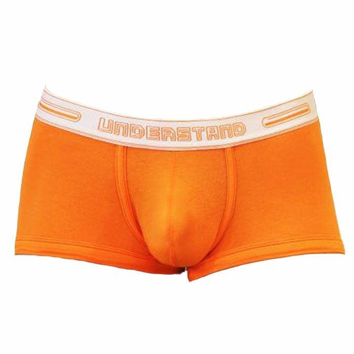 UNDERSTAND アンダースタンド STAMPED ローライズボクサーパンツ （マリーゴールド：Marigold） メンズ 男性下着