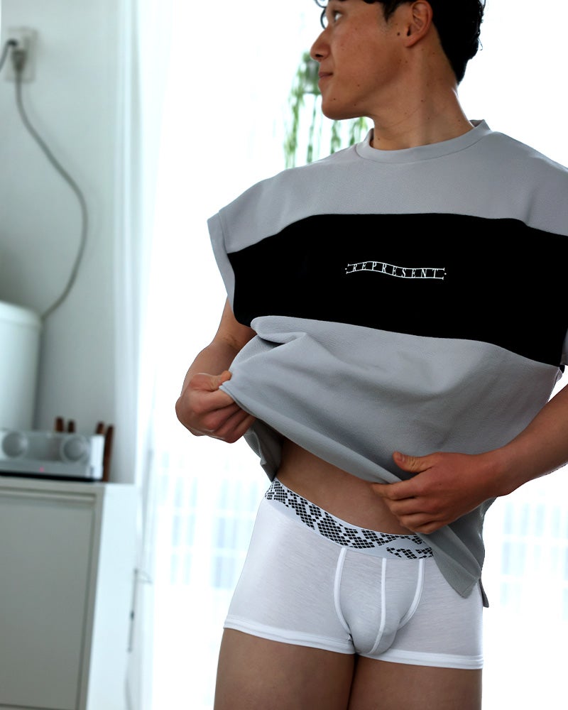 UNDERSTAND アンダースタンド ZOO-PANTS ズーパン ローライズボクサーパンツ （ジャ・パン：Snake-Pants） モダール生地 メンズ 男性下着