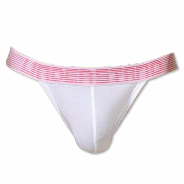 UNDERSTAND アンダースタンド STROBESCOPE ストロボ ストライダー STRIDER （ホワイトXピンク） モダール生地 スポーツブリーフ メンズ 男性下着