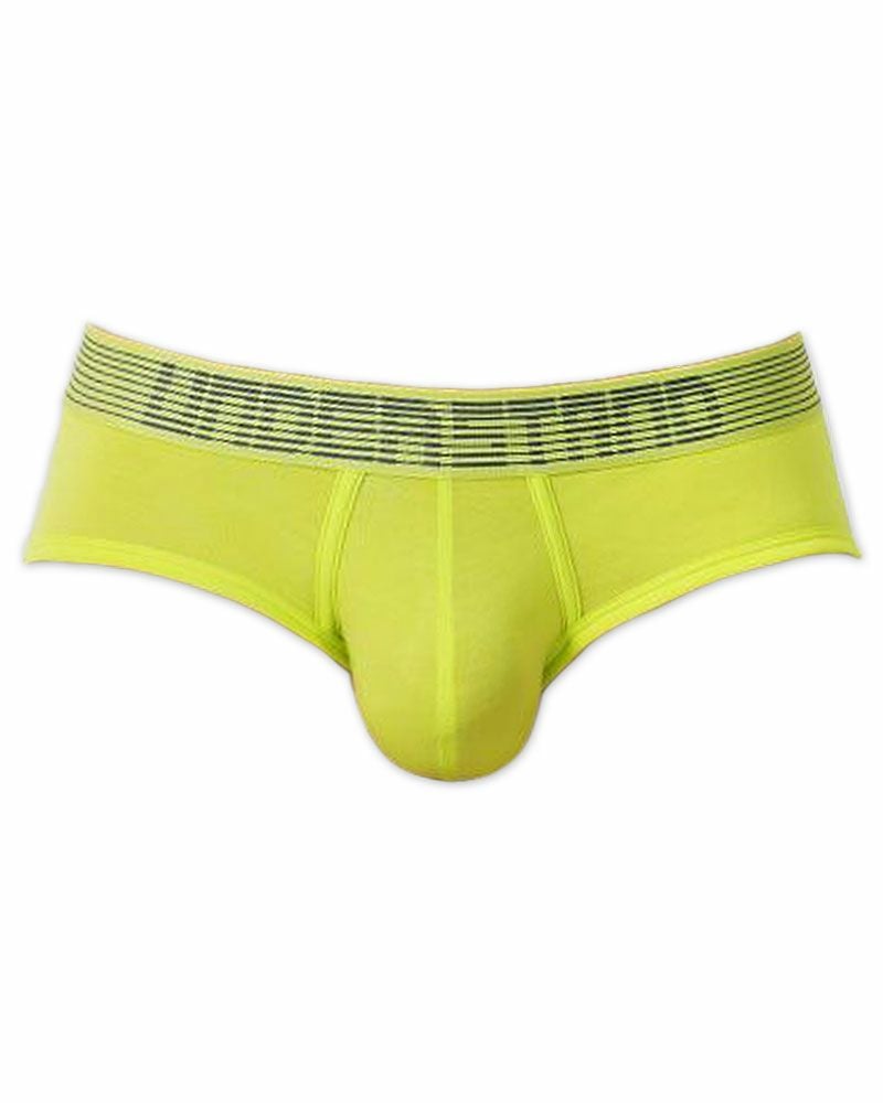 UNDERSTAND アンダースタンド STROBESCOPE ストロボ ローライズブリーフ （イエローXアッシュ） モダール生地 メンズ 男性下着
